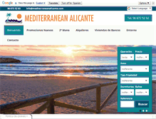 Tablet Screenshot of mediterraneanalicante.com